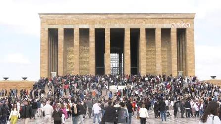 Atatürk'ün ölümünün 86'ncı yıl dönümünde 1 milyon 92 bin 365 kişi Anıtkabir'i ziyaret etti